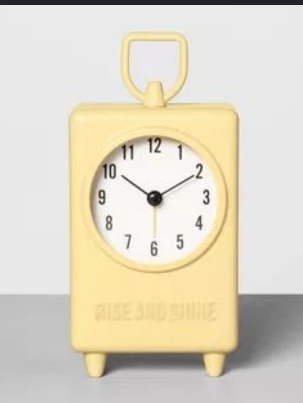 Hearth & Hand Yellow Analog Clock